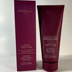 Kristin Ess Color Depositing Conditioner Dark Mauve 6.7 Oz made in Italy